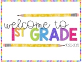 Welcome Posters - Rainbow Dot