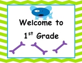 Welcome to 2nd Grade Sign