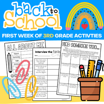 Preview of Welcome to 3rd Grade Back to School Morning Meeting & Social Emotional Learning