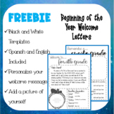 Welcome to 4th Grade Letter FREEBIE