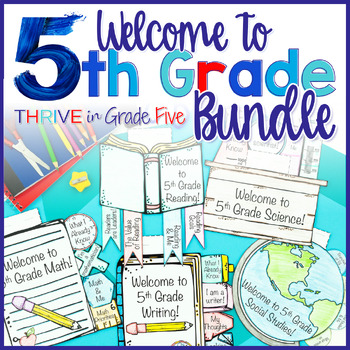 Welcome to 5th Grade - Layer Books Bundle | TPT