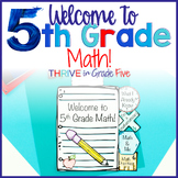 Welcome to 5th Grade Math - Engaging Layer Book