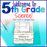 Welcome to 5th Grade Science - Engaging Layer Book