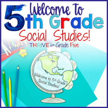 Preview of Welcome to 5th Grade Social Studies - Engaging Layer Book