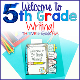 Welcome to 5th Grade Writing - Engaging Layer Book