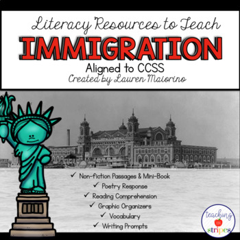 Preview of Immigration: Literacy Resources to Teach About Immigration and Ellis Island