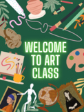 Welcome to Art Class! Poster