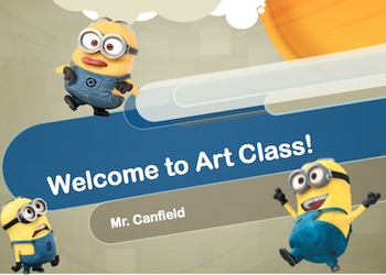 Preview of Welcome to Art Class Presentation