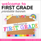 Welcome to First Grade Banner
