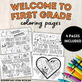 Welcome to First Grade Coloring Pages (Coloring Sheet, Bac