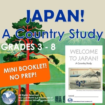 Preview of Japan! A Country Study 3 - 8 Introduction - Mini Booklet Ready to Print No Prep