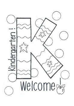 Preview of Welcome to Kindergarten!