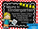 Kindergarten Beginning of the Year Activities {Welcome to Kindergarten!}
