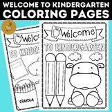 Welcome to Kindergarten Coloring Page | Animals Theme