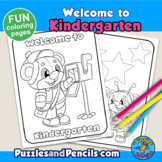 Welcome to Kindergarten Coloring Pages | 15 Pages to Color and Trace