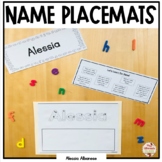 Welcome to Kindergarten! Name Placemats