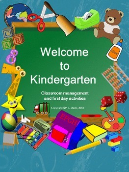 Preview of Welcome to Kindergarten Package