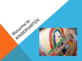 Welcome to Kindergarten, Powerpoint Presentation, Slides, Parents