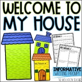 My House Descriptive Writing Worksheets with My Dream House Craft