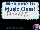 Welcome to Music Class: Back to School Classroom Managemen