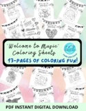 Meet the Teacher | Music Coloring Sheets PDF - 13 pages