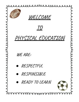 Physical Education / Welcome