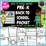 Welcome to Pre-K Back to School Writing for First Month of