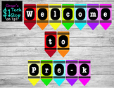 Crayon * Welcome to Pre-K * Banner