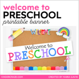 Welcome to Preschool Banner