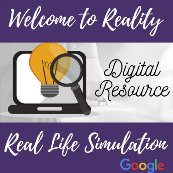 Preview of Welcome to Reality - Budget Simulation Activity- Completely Digital