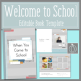 Welcome to School Editable Book Template For Preschool