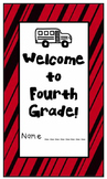 Welcome to Fourth Grade (Back to School Book)