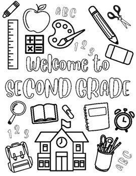 fun coloring pages for grade 2