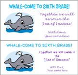 Welcome to Sixth Grade Stickers Ocean Theme