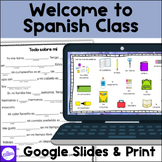 Welcome to Spanish Class | First Week of School Activities