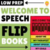 Welcome to Speech | First Day of Speech Flip Book