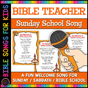 Preview of Welcome to Sunday School Songs With Motions (also Sabbath School & Bible School)
