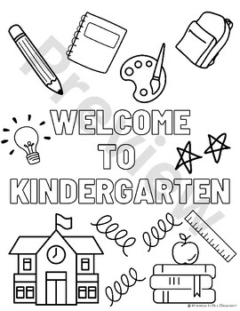 Preview of Welcome to __ Grade/Back to School Coloring Pages (Kindergarten-5th Grade)