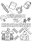 Welcome to __ Grade/Back to School Coloring Pages (Kinderg