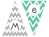 Welcome to ___ grade-- chevron pennant banner