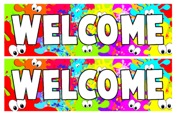welcome classroom class decoration banner borders