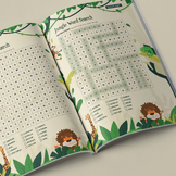 Welcome to the Jungle! Themed Word Search  Puzzle Vocabula