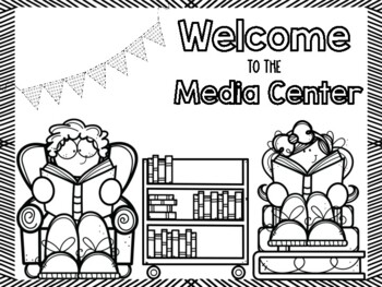 media coloring pages