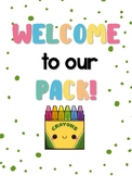 Welcome to the Pack Bulletin Board and name tags