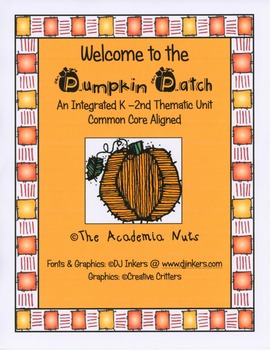 Preview of Welcome to the Pumpkin Patch