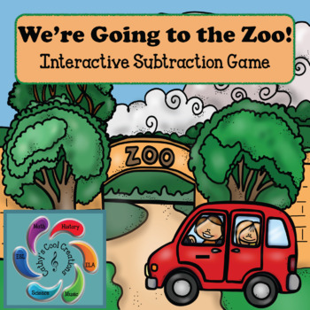 Preview of Interactive Math Game (Subtraction) We're Going to the Zoo!