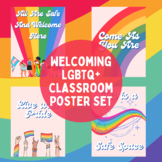 Welcoming LGBTQ+ Classroom Poster Set