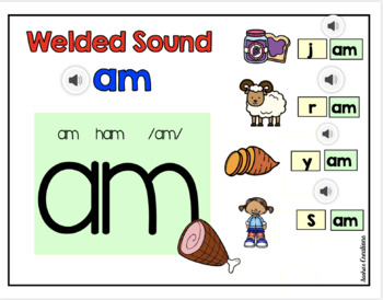 Preview of Welded Sounds AM Digital & Printable Centers with Anchor Chart