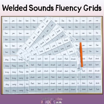 Welded Sounds Fluency Grids for Phonics Practice by Campbell Creates ...