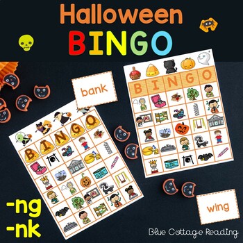 Welded Sounds Halloween Bingo by Blue Cottage Reading | TpT
